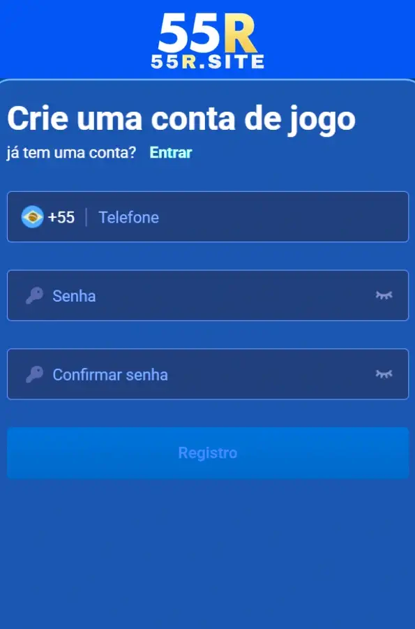 registro e conecte-se